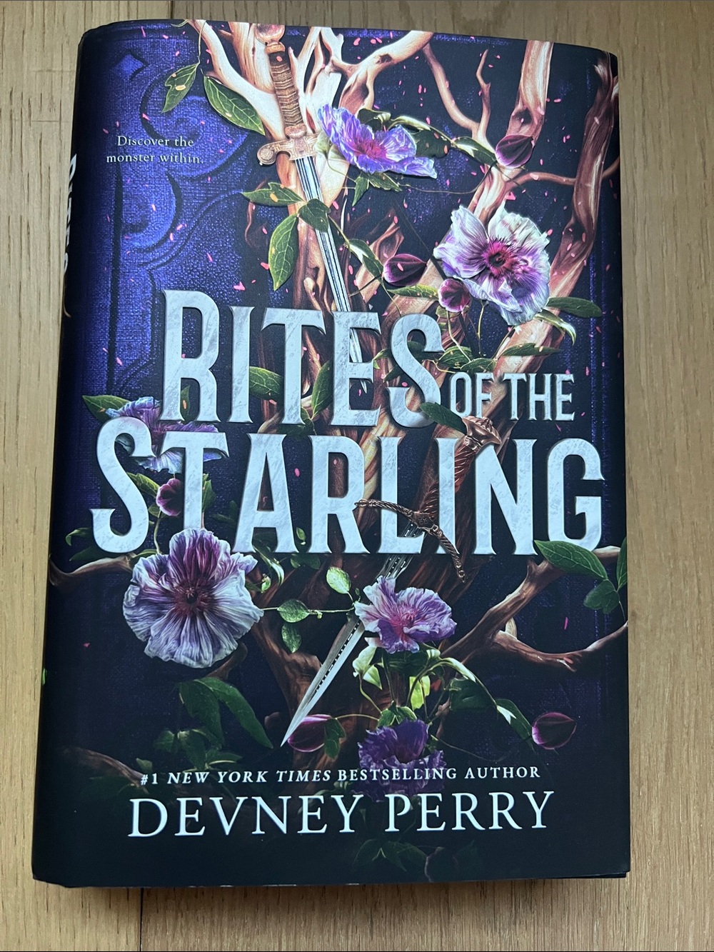 Rites of the Starling by Devney Perry - hard cover with sprayed edges